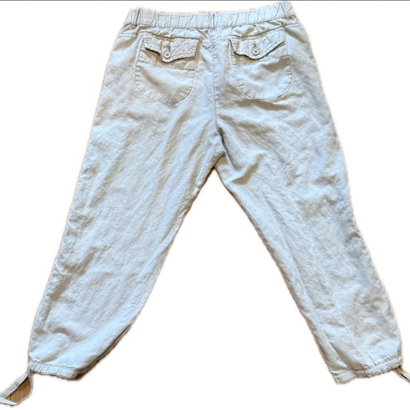 Joe Fresh tan pant with drawstring ankle - Picture 2 of 4